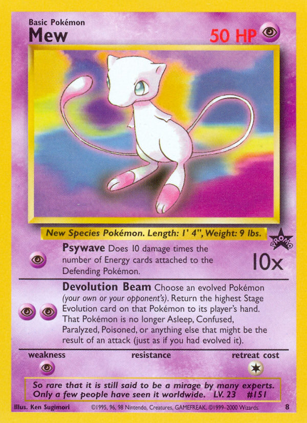 Mew - Wizards Black Star Promos SET-8