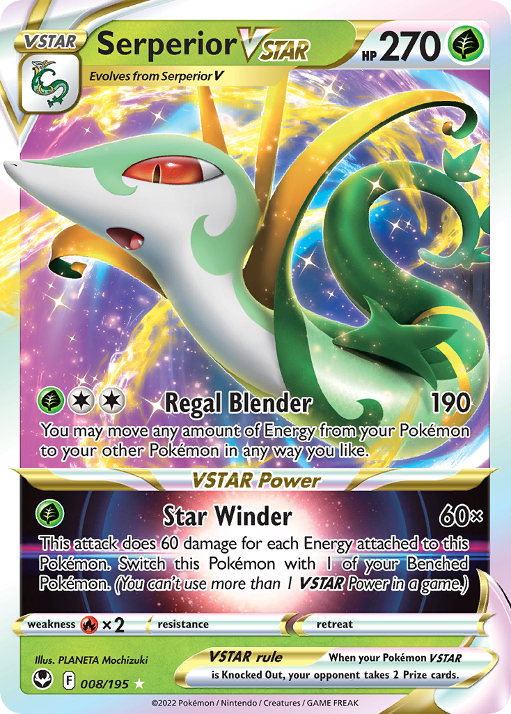 Serperior VSTAR - Silver Tempest SET-8