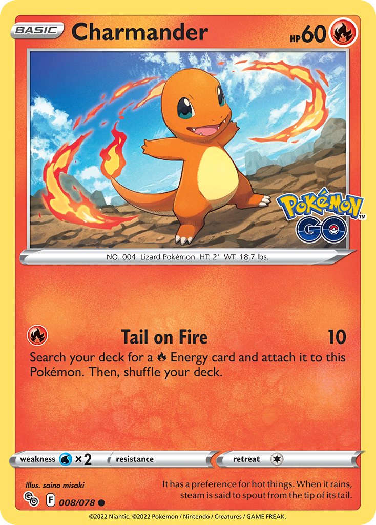 Charmander - Pokemon GO SET-8