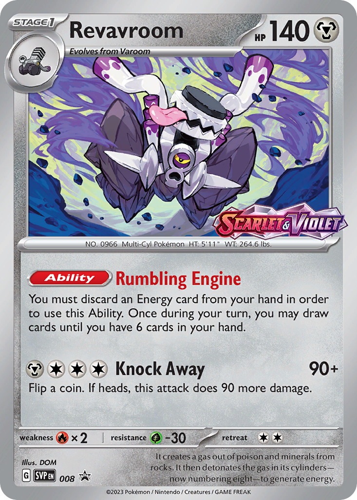 Revavroom - Scarlet & Violet Black Star Promos SET-8