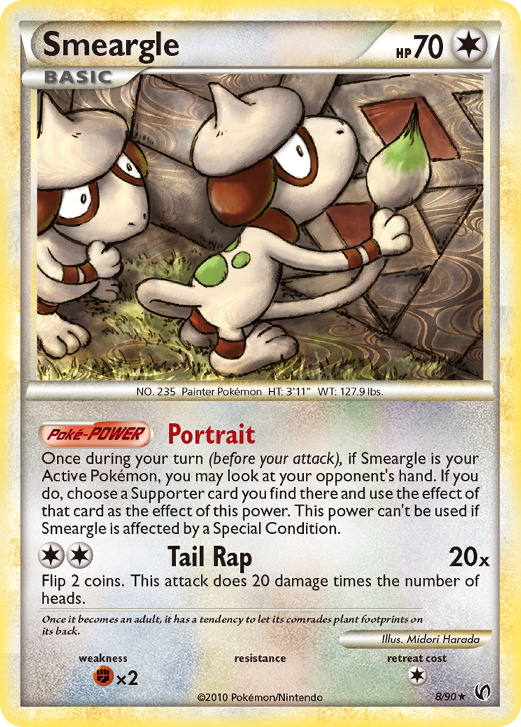 Smeargle - HS Undaunted SET-8