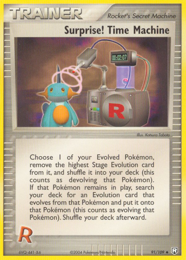 Surprise! Time Machine - Team Rocket Returns SET-91