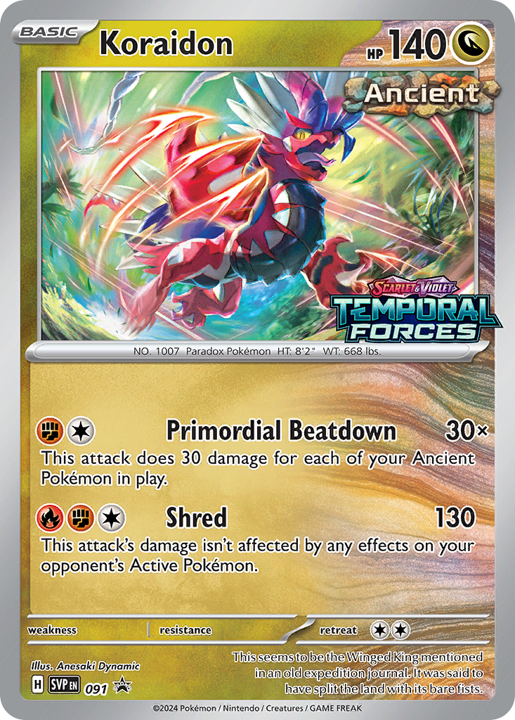 Koraidon - Scarlet & Violet Black Star Promos SET-91