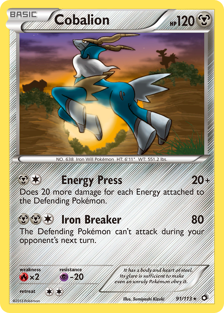 Cobalion - Legendary Treasures SET-91