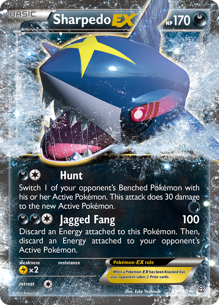 Sharpedo-EX - Primal Clash SET-91