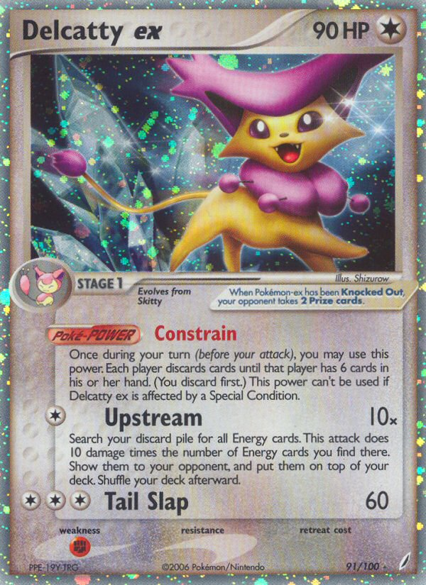 Delcatty EX - Crystal Guardians SET-91