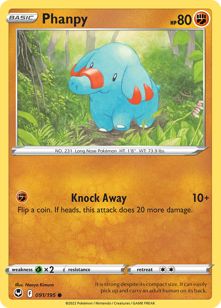 Phanpy - Silver Tempest SET-91