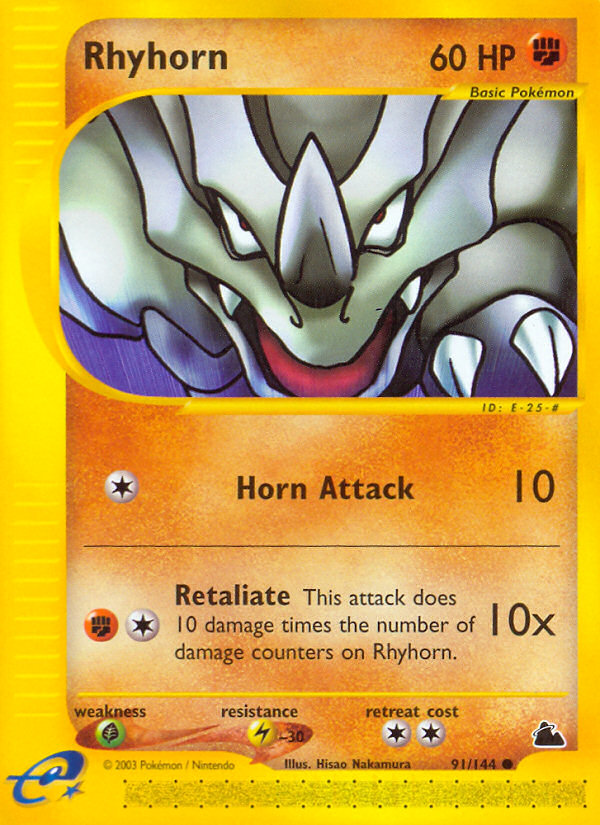 Rhyhorn - Skyridge SET-91