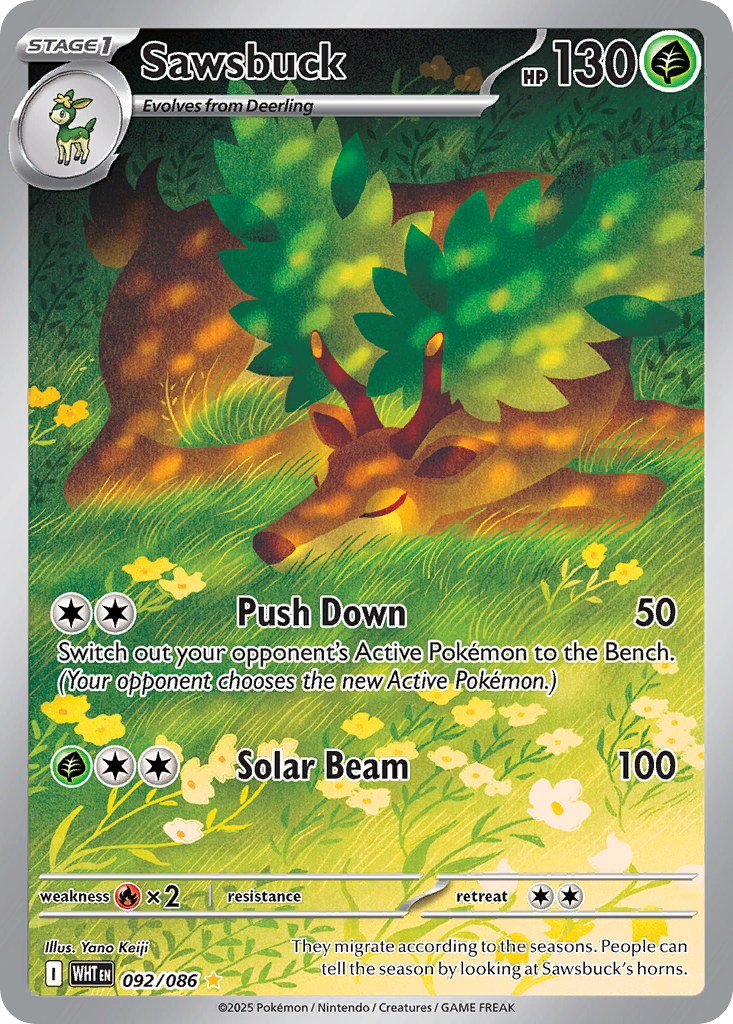 Sawsbuck - White Flare SET-92