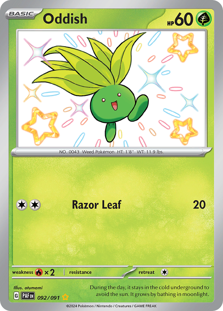 Oddish - Paldean Fates SET-92