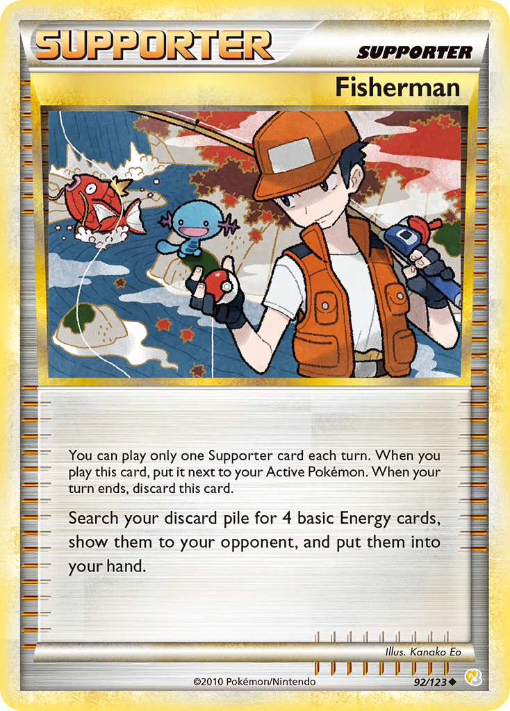 Fisherman - HeartGold & SoulSilver SET-92