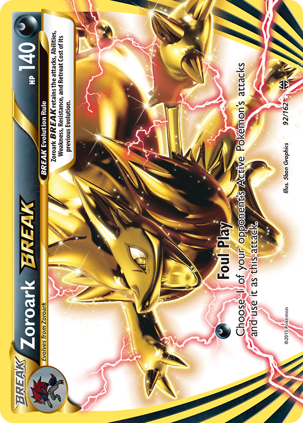 Zoroark BREAK (BREAKthrough SET) (Pokémon) (BREAK) (Darkness) (HP: 140) (Rare BREAK) (PKM BREAKthrough SET-158)