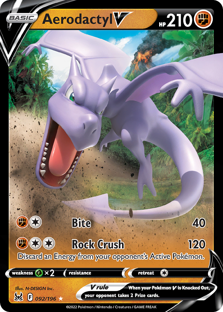Aerodactyl V - Lost Origin SET-92
