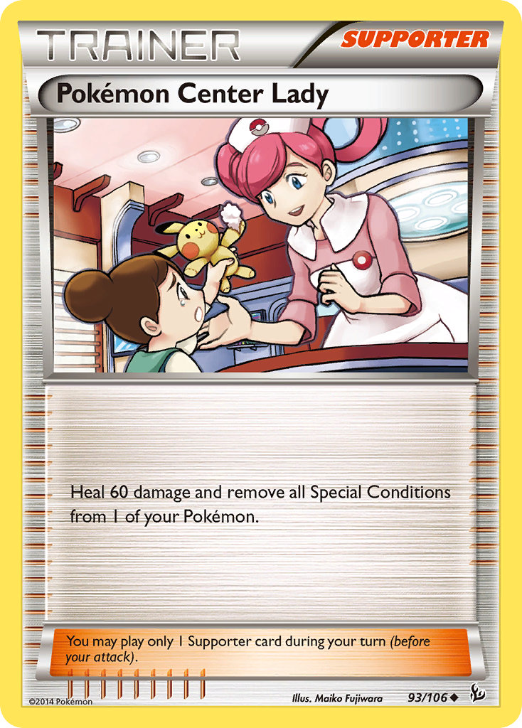 Pokemon Center Lady - Flashfire SET-93