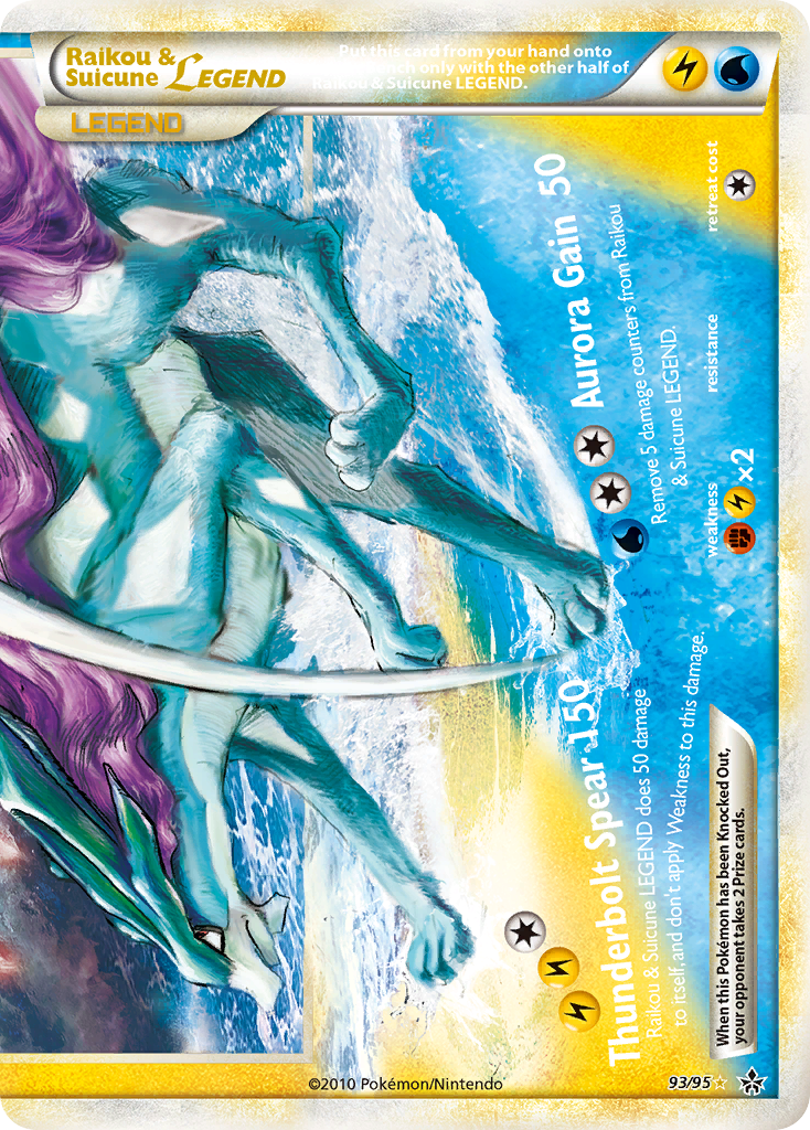 Raikou & Suicune LEGEND - HS Unleashed SET-93