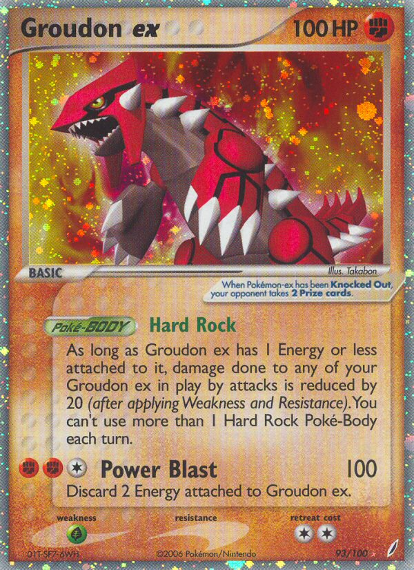 Groudon EX - Crystal Guardians SET-93