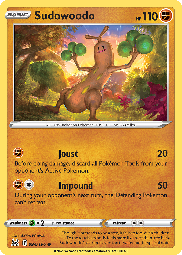 Sudowoodo - Lost Origin SET-94