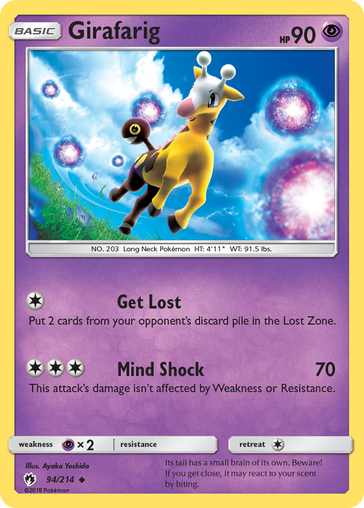 Girafarig - Lost Thunder SET-94