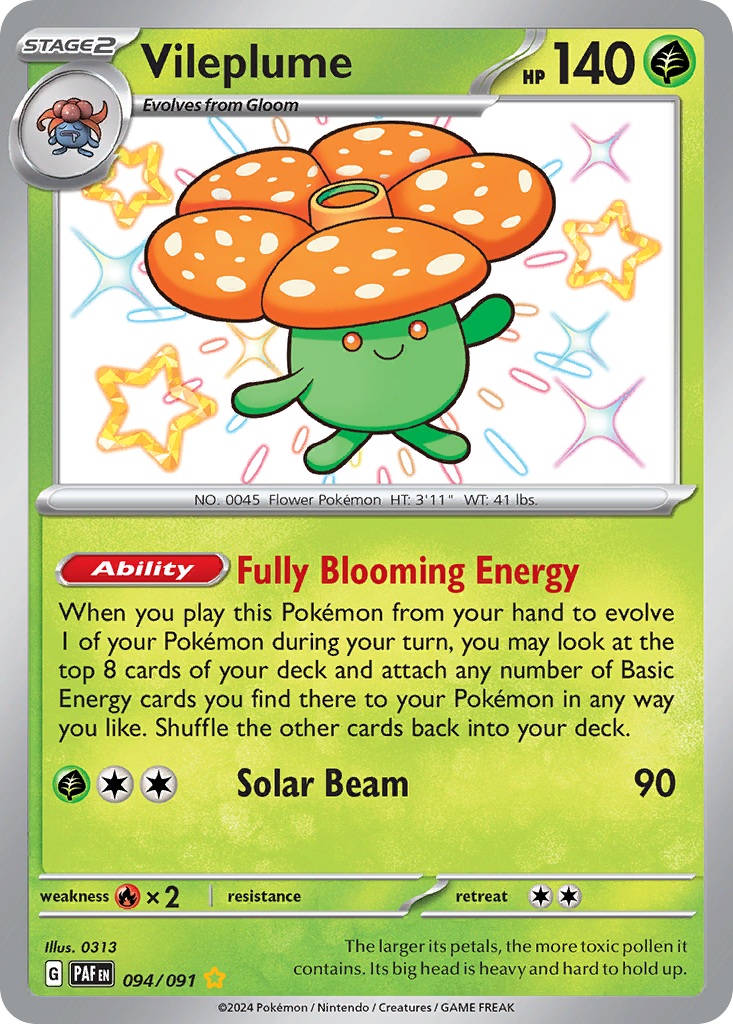 Vileplume - Paldean Fates SET-94
