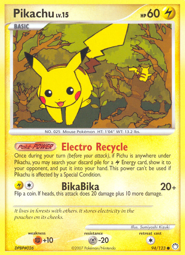 Pikachu - Mysterious Treasures SET-94