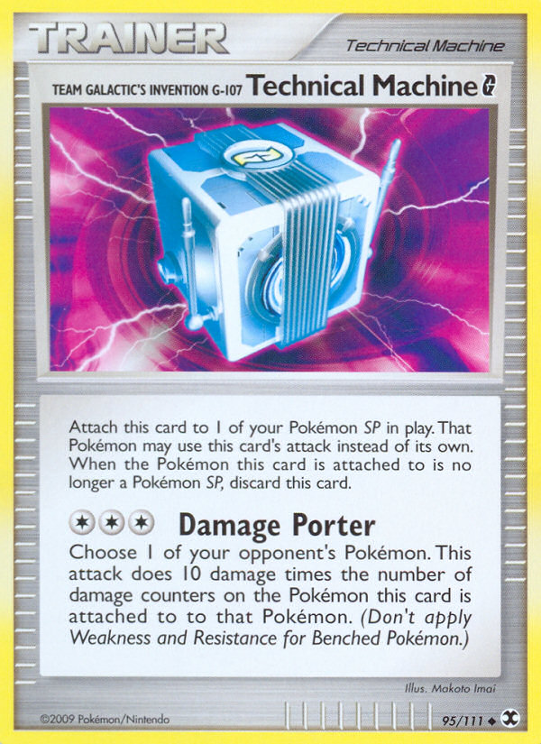 Team Galactic's Invention G-107 Technical Machine G - Rising Rivals SET-95