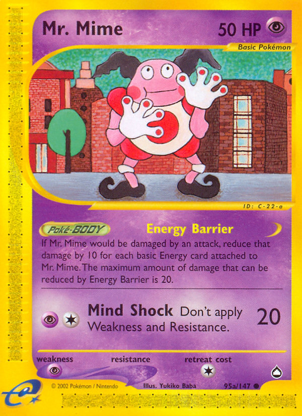 Mr. Mime - Aquapolis SET-95