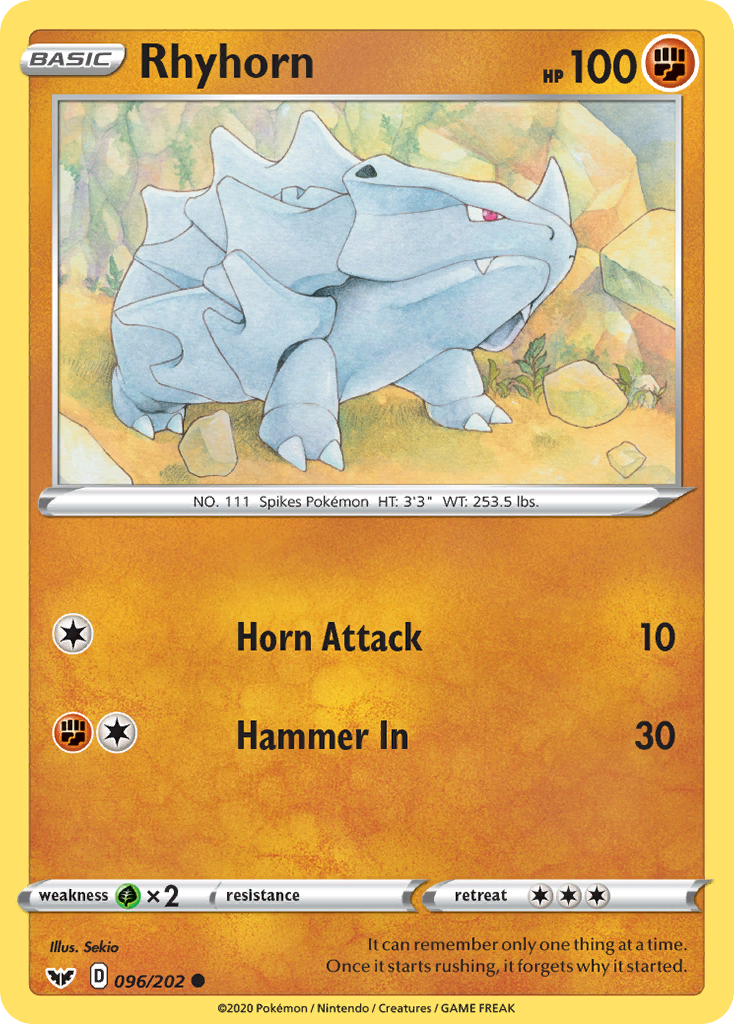 Rhyhorn - Sword & Shield SET-96