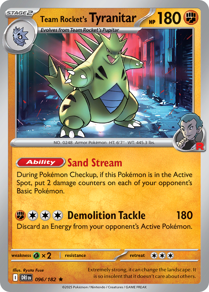 Team Rocket's Tyranitar - Destined Rivals SET-96