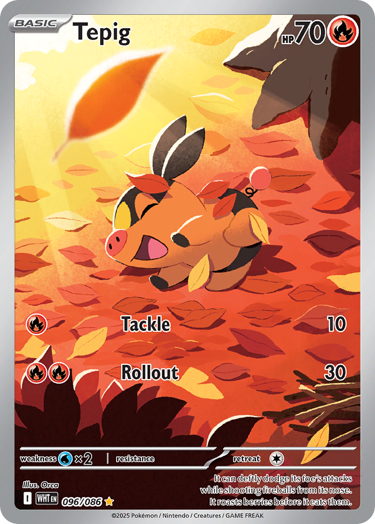 Tepig - White Flare SET-96