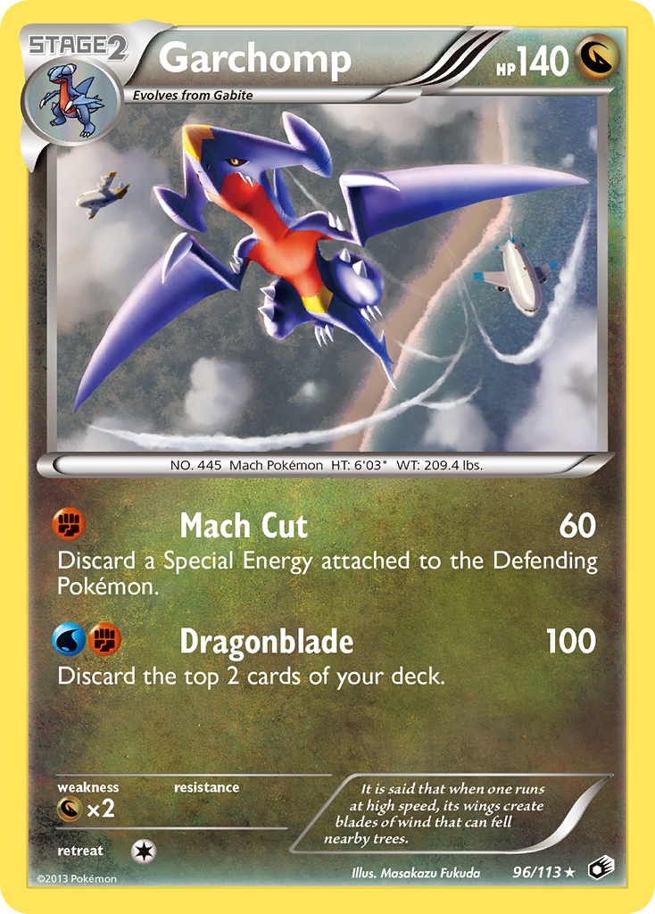Garchomp - Legendary Treasures SET-96