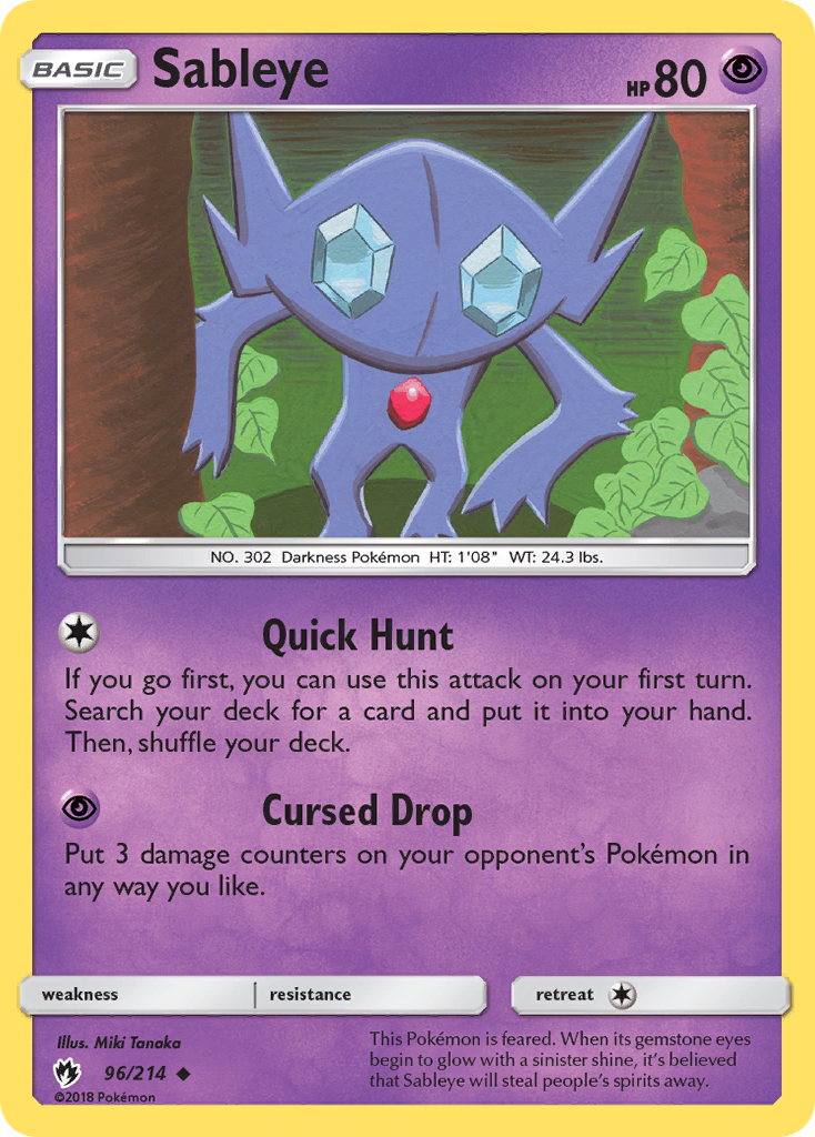 Sableye - Lost Thunder SET-96