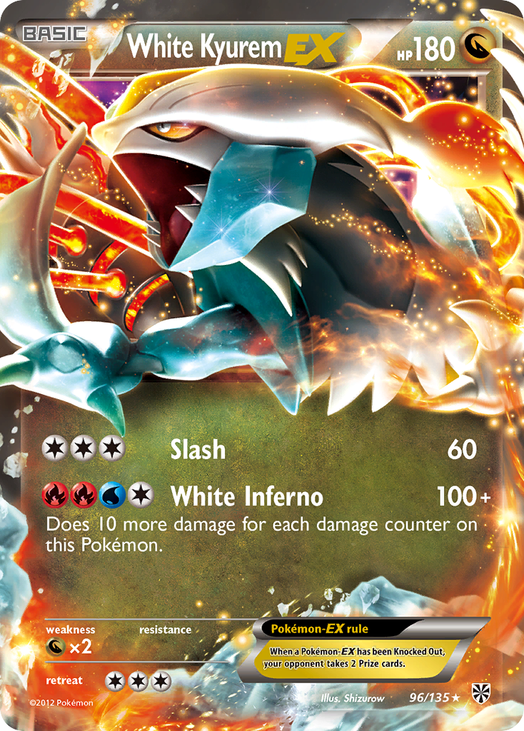 White Kyurem-EX - Plasma Storm SET-96