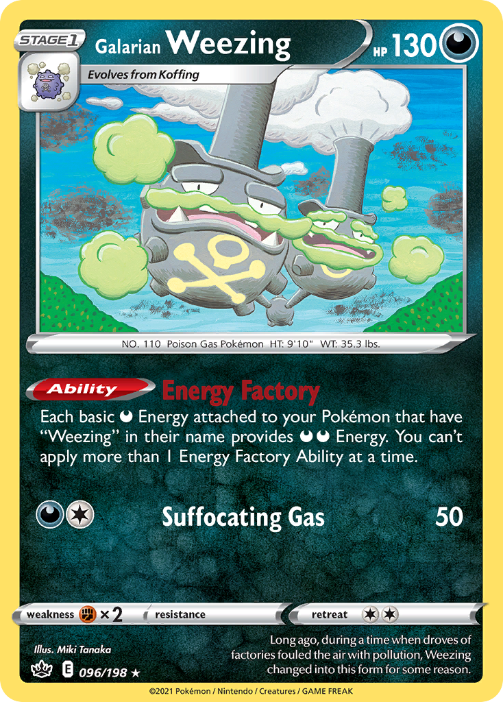 Galarian Weezing - Chilling Reign SET-96