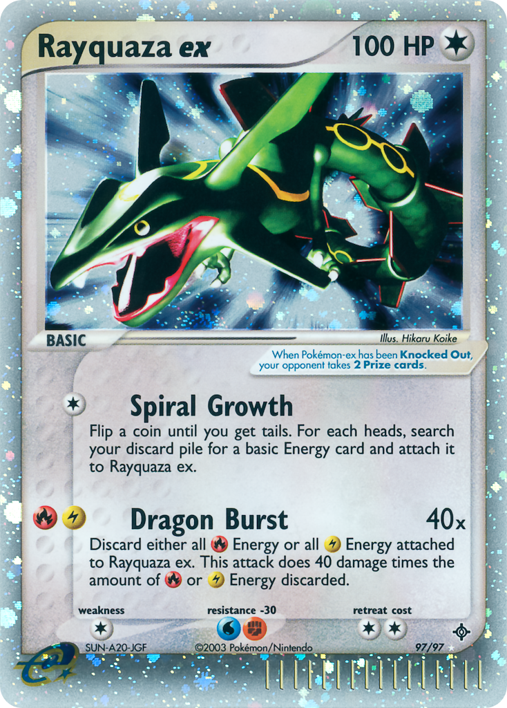 Rayquaza EX - Dragon SET-97