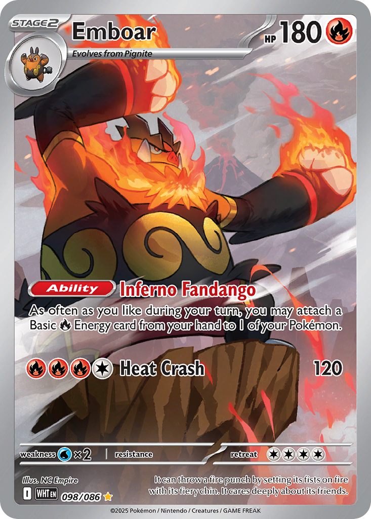 Emboar - White Flare SET-98