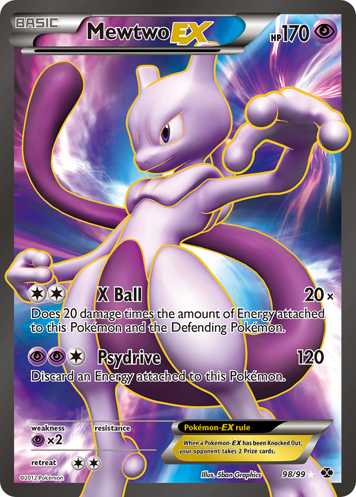 Mewtwo-EX - Next Destinies SET-98