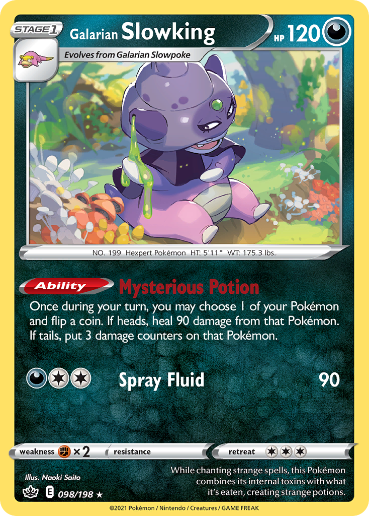 Galarian Slowking - Chilling Reign SET-98