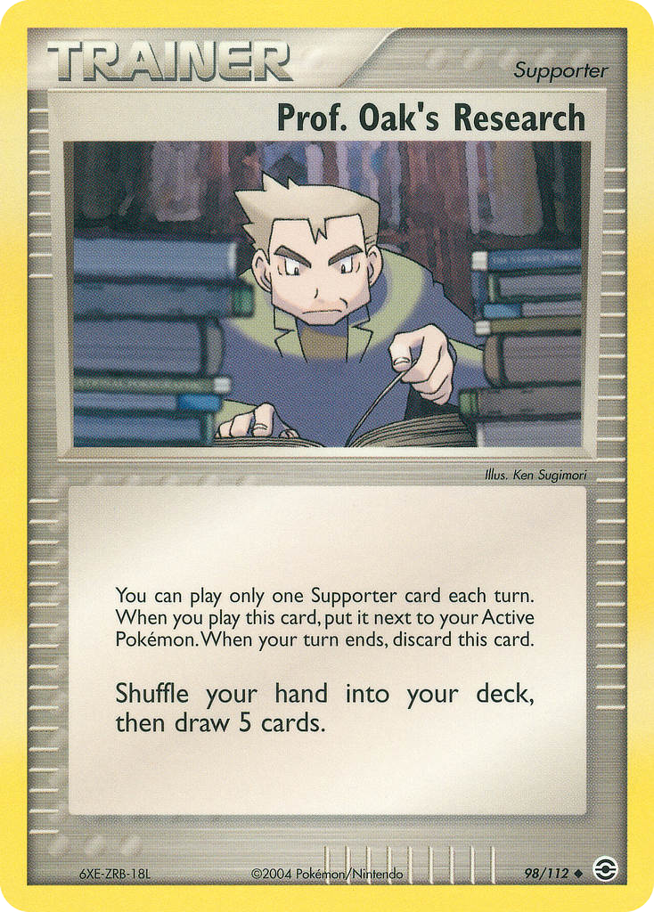 Prof. Oak's Research - FireRed & LeafGreen SET-98