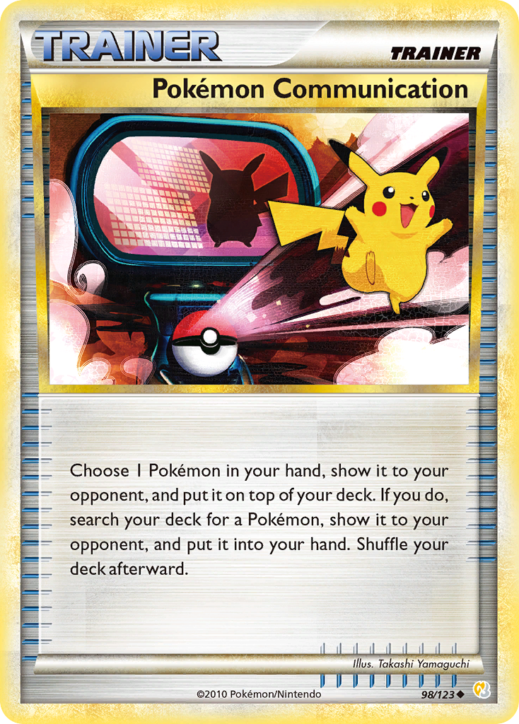 Pokemon Communication - HeartGold & SoulSilver SET-98
