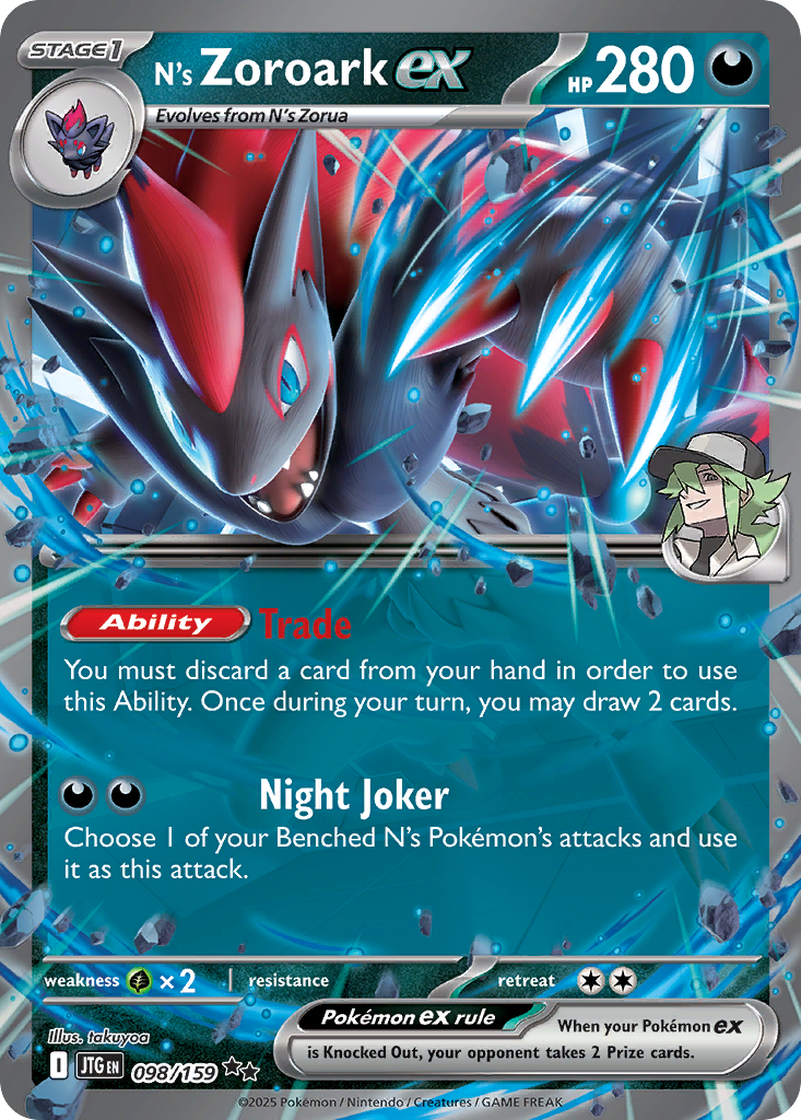 N's Zoroark EX - Journey Together SET-98