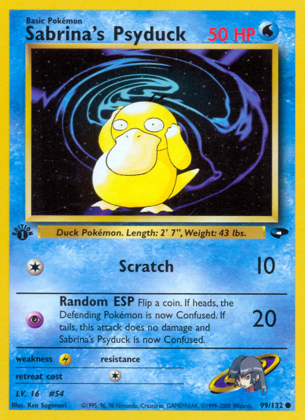 Sabrina's Psyduck - Gym Challenge SET-99