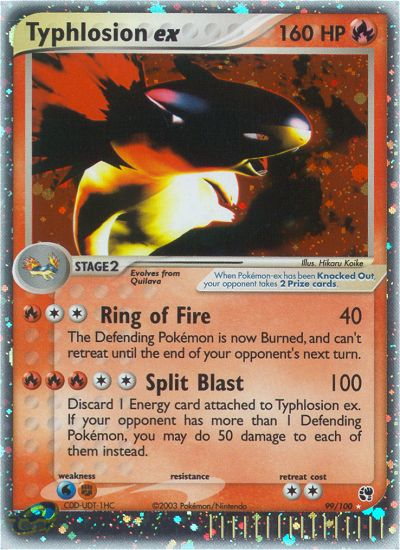 Typhlosion EX - Sandstorm SET-99