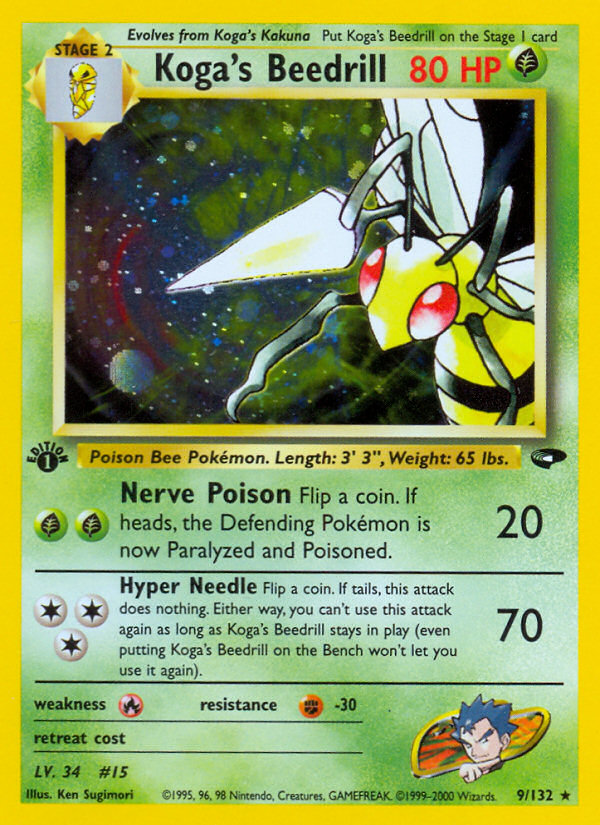 Koga's Beedrill - Gym Challenge SET-9