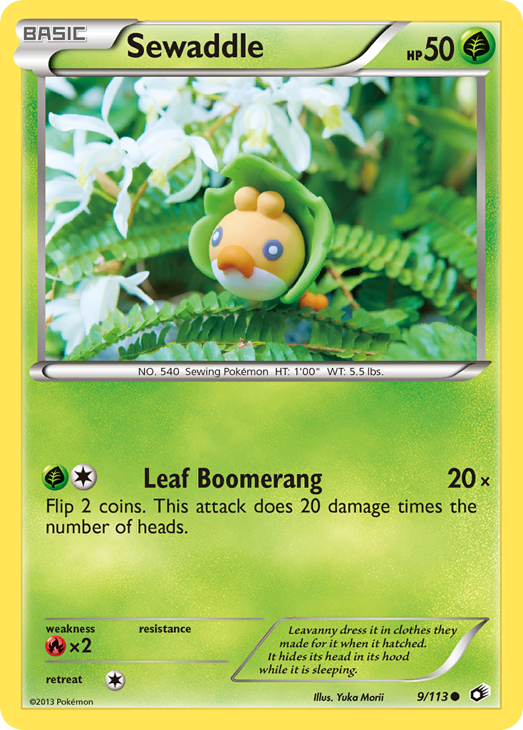Sewaddle - Legendary Treasures SET-9