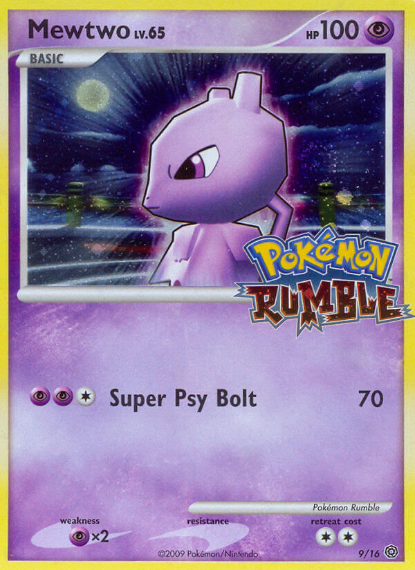 Mewtwo - Pokemon Rumble SET-9