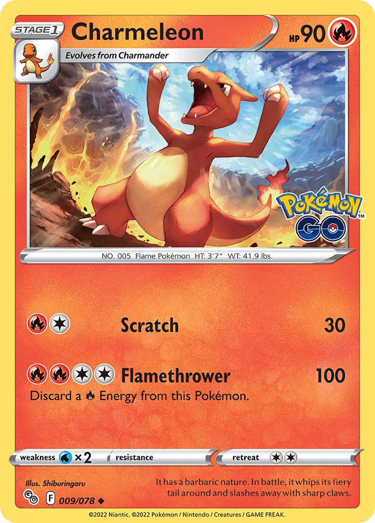 Charmeleon - Pokemon GO SET-9