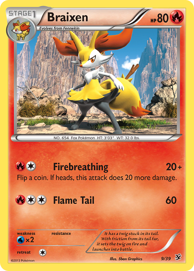 Braixen - Kalos Starter Set SET-9