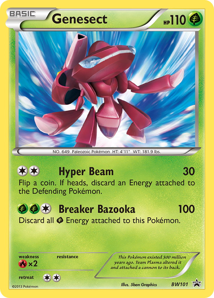 Genesect - BW Black Star Promos SET-BW101