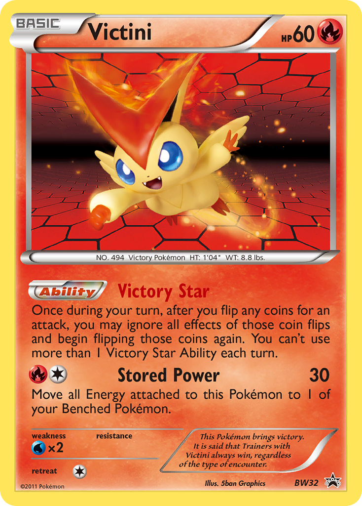 Victini - BW Black Star Promos SET-BW32