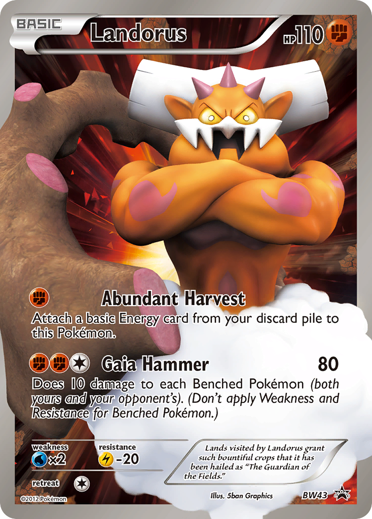 Landorus - BW Black Star Promos SET-BW43